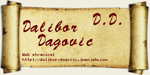 Dalibor Dagović vizit kartica